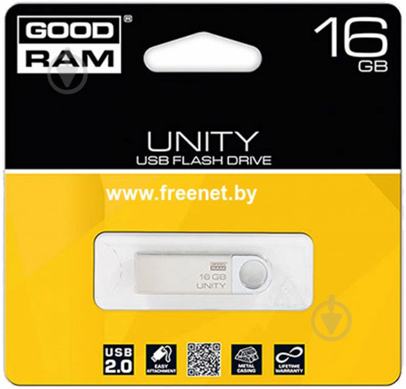 Флеш-память USB GOODRAM Unity 16 ГБ USB 2.0 (PD16GH2GRUNSR9) - фото 4