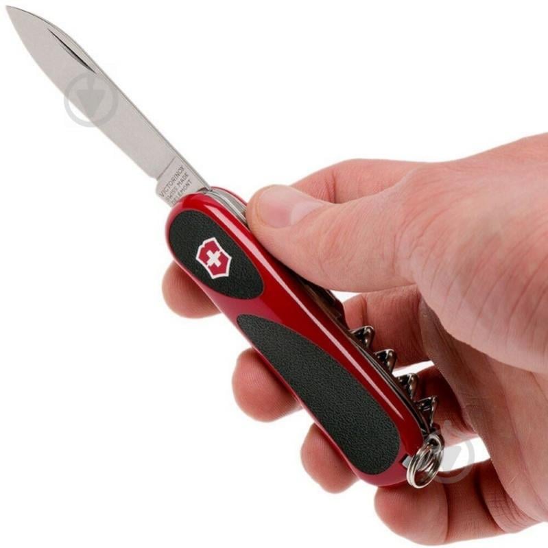 Ніж швейцарський Victorinox Delemont EvoGrip S101 red/black 2.3603.SC - фото 3