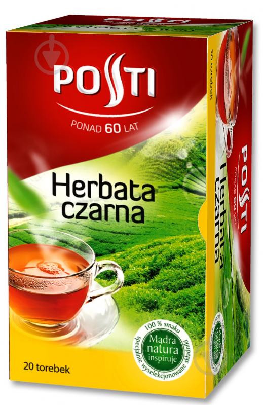 Чай чорний Posti 20 шт. 30 г - фото 1