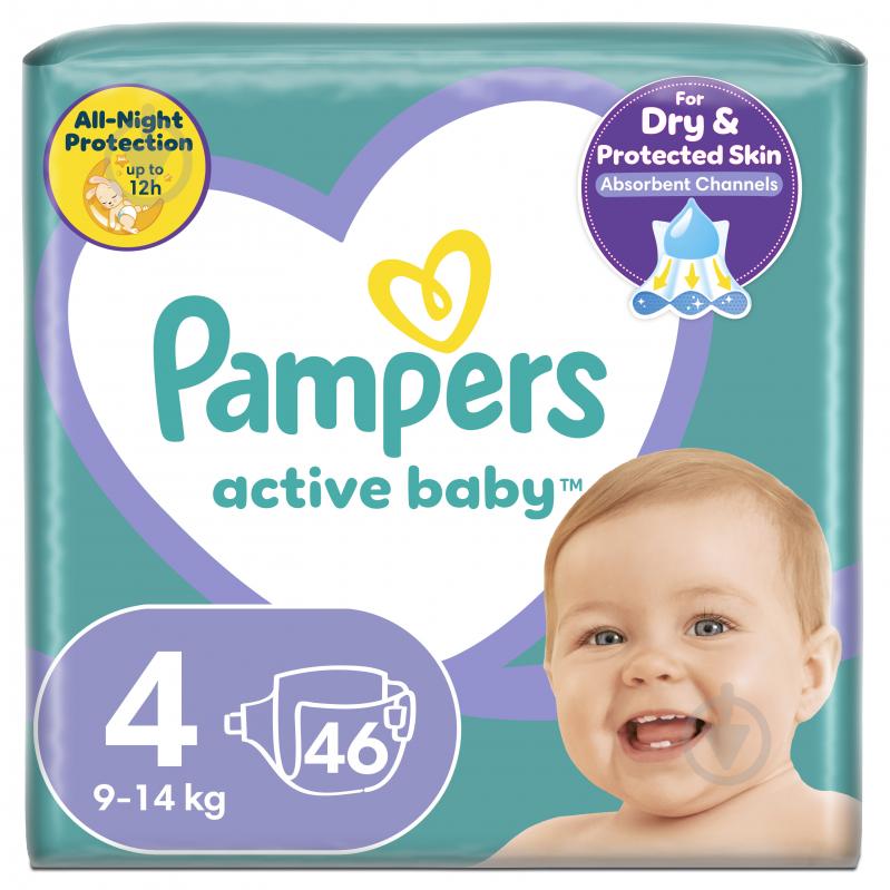 Підгузки Pampers Active Baby 4 9-14 кг 46 шт. - фото 1