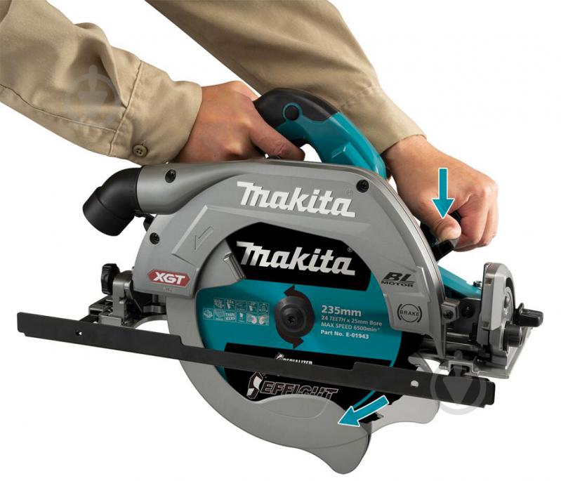 Пилка дискова Makita XGT 36В 235 мм HS009GT201 - фото 4