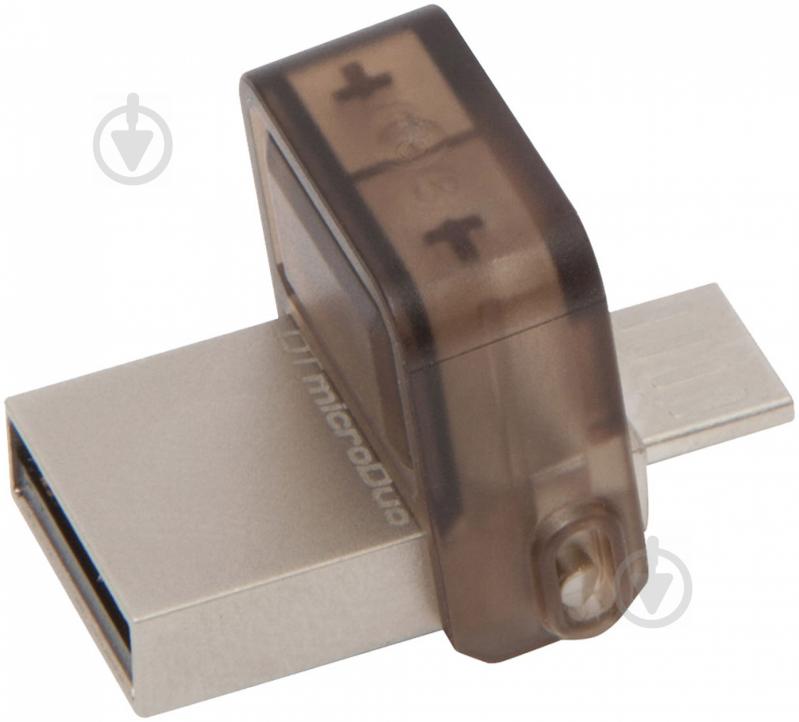 Флеш-пам'ять USB Kingston DataTraveler MicroDuo 64 ГБ USB 2.0 microUSB (OTG) (DTDUO/64GB) - фото 3