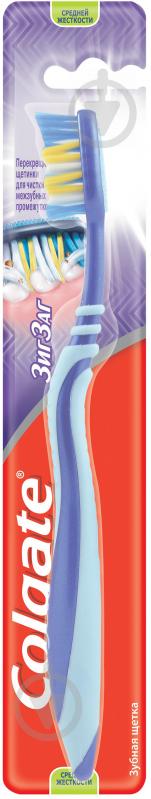 Зубна щітка Colgate Zig zag Plus середньої жорсткості 1 шт. - фото 1