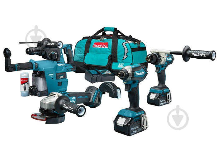 Набір електроінструментів Makita акумуляторних DLX4155TX1 - фото 2