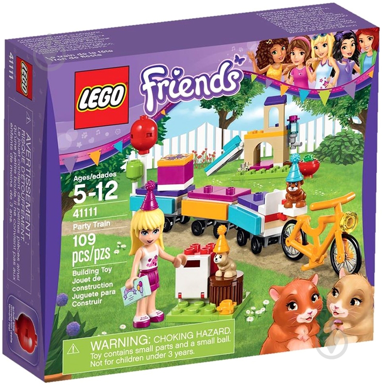 Конструктор LEGO Friends День рождения Парк аттракционов 41111 - фото 1 Конструктор LEGO Friends День рождения Парк аттракционов 41111 - фото 1