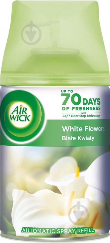 Змінний балон для автоматичного освіжувача повітря Air Wick Freshmatic Райські квіти 250 мл - фото 1