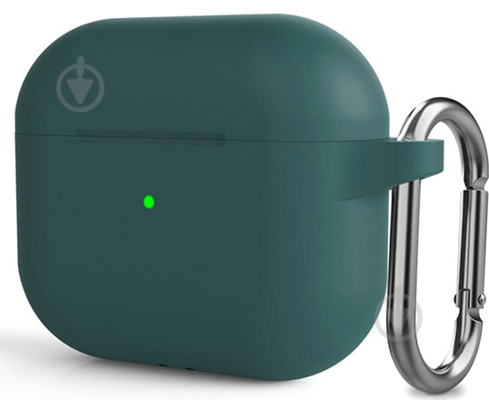 Чехол для наушников Armorstandart ARM60309 Hang Case для Apple AirPods 3 Dark Green (ARM60309) - фото 1