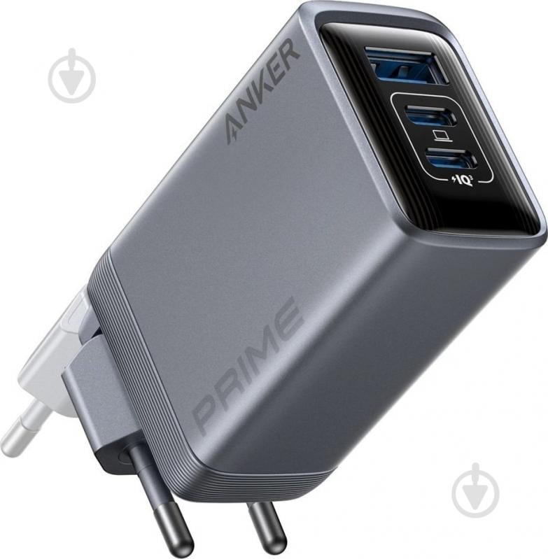 Сетевое зарядное устройство Anker GaNPrime Charger 100W 2xUSB-C PD / 1xUSB-A Foldable Silver (A2688341) - фото 1 Сетевое зарядное устройство Anker GaNPrime Charger 100W 2xUSB-C PD / 1xUSB-A Foldable Silver (A2688341) - фото 1