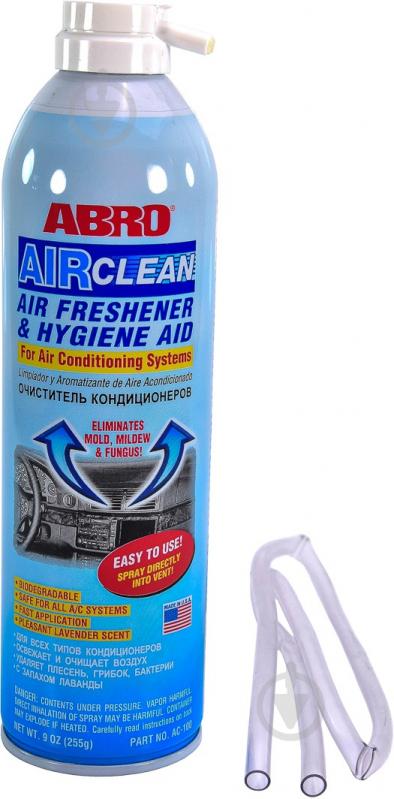 Очисник кондиціонера ABRO AirClean 255 мл (AC-100) - фото 1