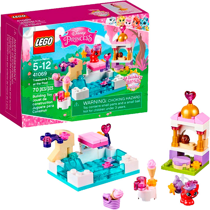 Конструктор LEGO Disney Princess Трежер отдыхает в бассейне 41069 - фото 2