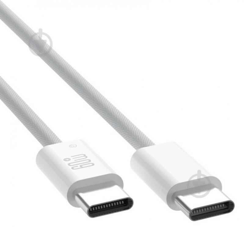 Кабель Xo NBQ273 Imitation Series Type-C to Type-C — 60W 1 м білий (NBQ273_C_White) - фото 2 Кабель Xo NBQ273 Imitation Series Type-C to Type-C — 60W 1 м білий (NBQ273_C_White) - фото 2