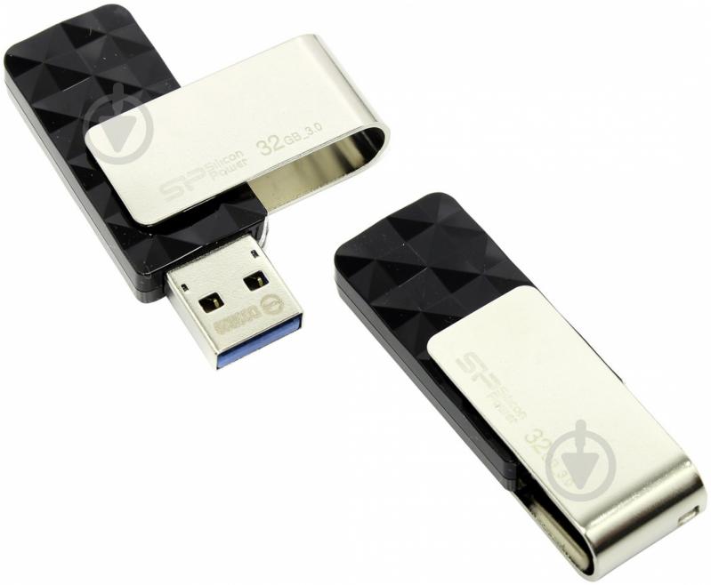 Флеш-память USB Silicon Power Blaze B30 32 ГБ USB 3.0 (SP032GBUF3B30V1K) - фото 3