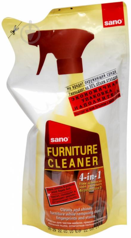 Средство Sano Furniture Cleanerдой-пак 0,5 л - фото 1