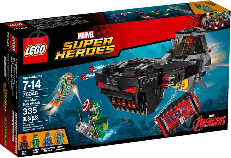 Конструктор LEGO Super Heroes Подводная атака Железного Черепа 76048 - фото 1