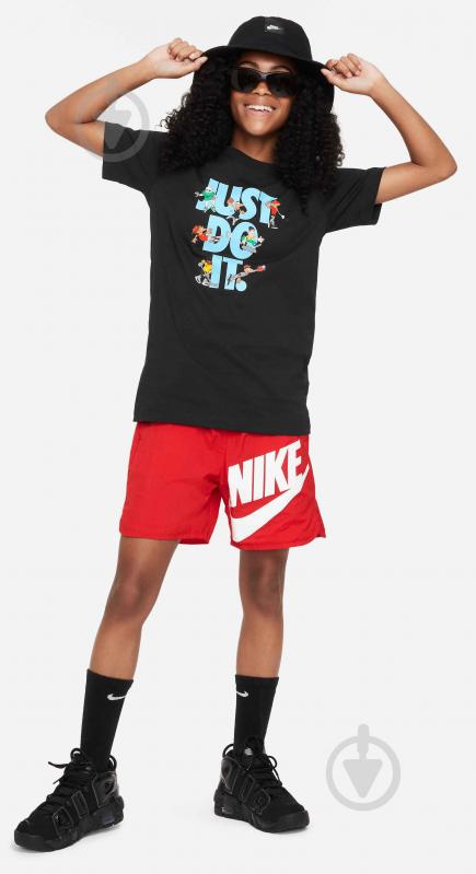 Футболка Nike K NSW TEE JDI MULTI SPORT FN9667-010 р.L черный - фото 4