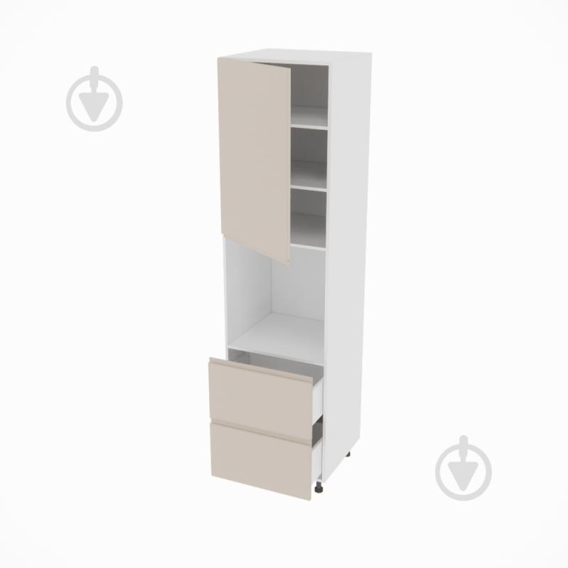 Пенал Влада ( П 60 ДШ (920) FAVORIT левая) пломбир/белый Світ Меблів - фото 2