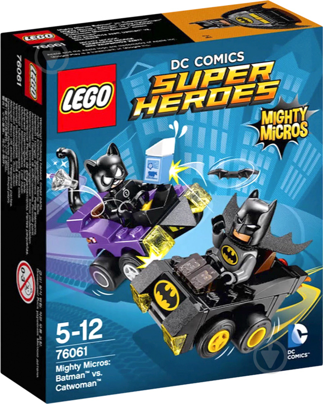 Конструктор LEGO Super Heroes Mighty Micros Бетмен проти жінки-кішки 76061 - фото 1