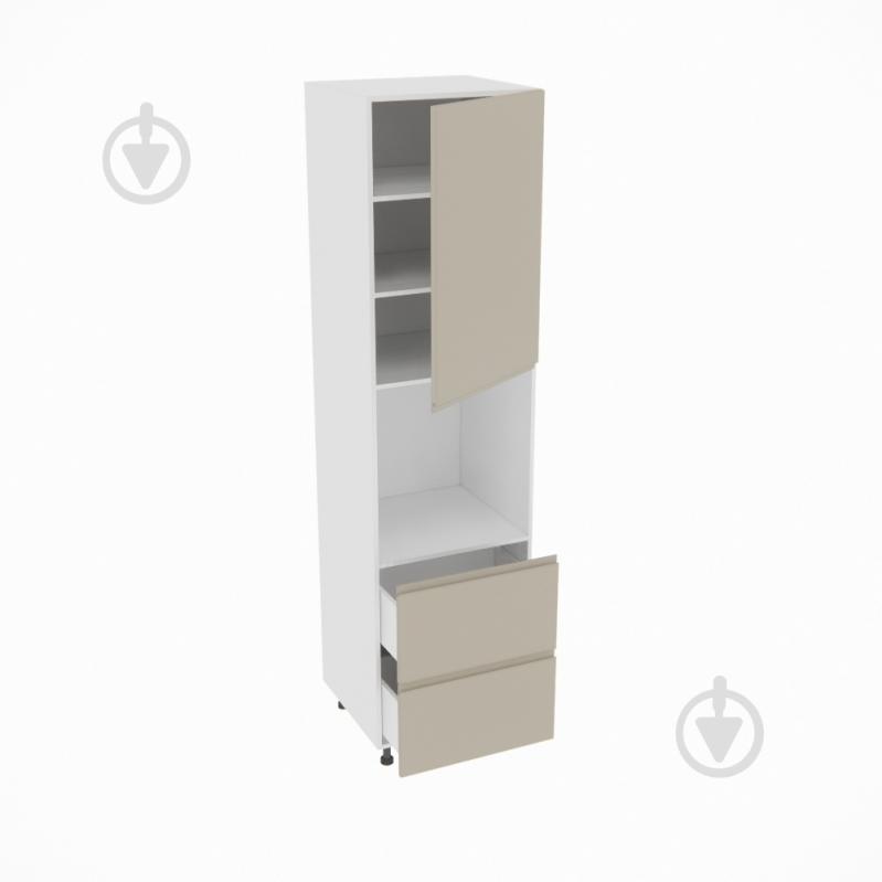 Пенал Влада ( П 60 ДШ (920) FAVORIT правая) айвори/белый Світ Меблів - фото 2 Пенал Влада ( П 60 ДШ (920) FAVORIT правая) айвори/белый Світ Меблів - фото 2