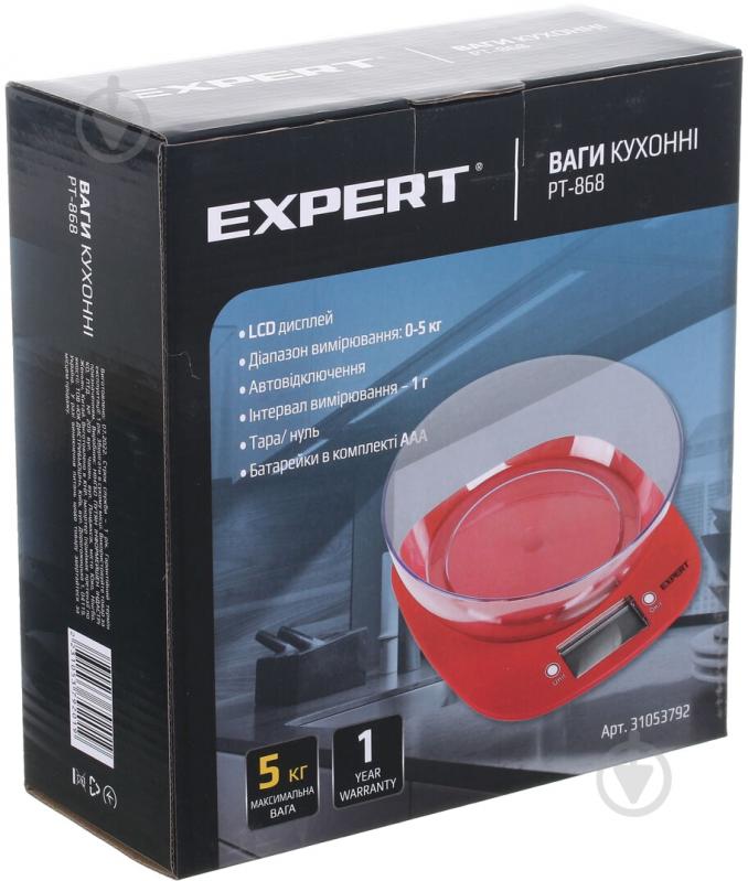 ВИТРИНА! Весы кухонные Expert PT-868 - фото 4