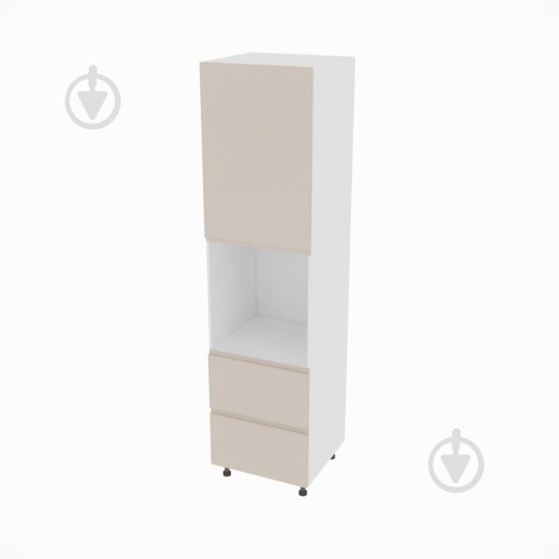 Пенал Влада ( П 60 ДШ (920) FAVORIT права) пломбір/білий Світ Меблів - фото 1