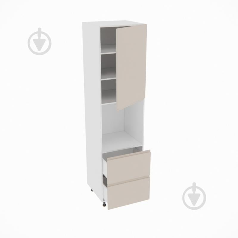 Пенал Влада ( П 60 ДШ (920) FAVORIT права) пломбір/білий Світ Меблів - фото 2