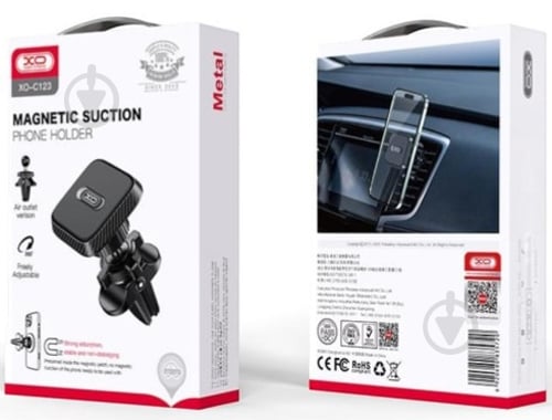 Автотримач Xo C123 чорний - фото 4 Автотримач Xo C123 чорний - фото 4