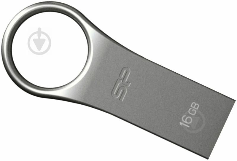 Флеш-пам'ять USB Silicon Power Firma F80 16 ГБ USB 2.0 silver (SP016GBUF2F80V1S) - фото 1