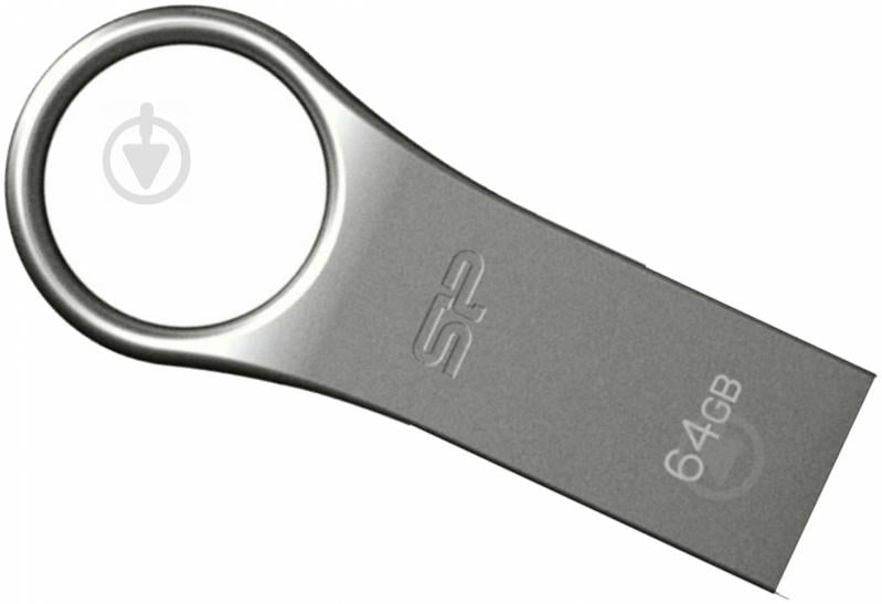 Флеш-память USB Silicon Power Firma F80 64 ГБ USB 2.0 silver (SP064GBUF2F80V1S) - фото 1