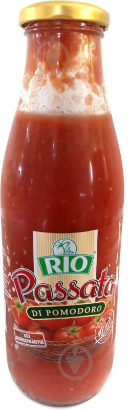 Томати ТМ Ріо подріблені у в/с Passata di pomodoro 800 г - фото 1