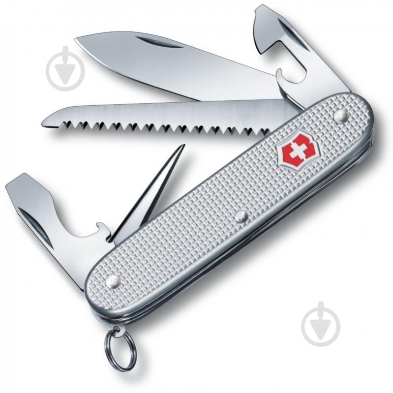 Нож швейцарский Victorinox Farmer ALOX (9 инструментов) 53817 - фото 1 Нож швейцарский Victorinox Farmer ALOX (9 инструментов) 53817 - фото 1