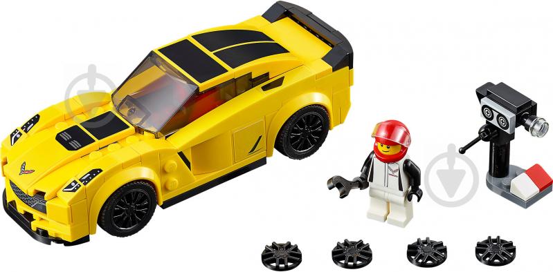 Конструктор LEGO Speed Champions Chevrolet Corvette Z06 75870 - фото 4