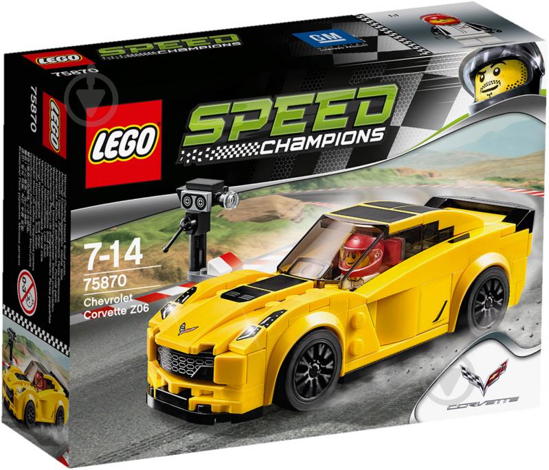 Конструктор LEGO Speed Champions Chevrolet Corvette Z06 75870 - фото 1