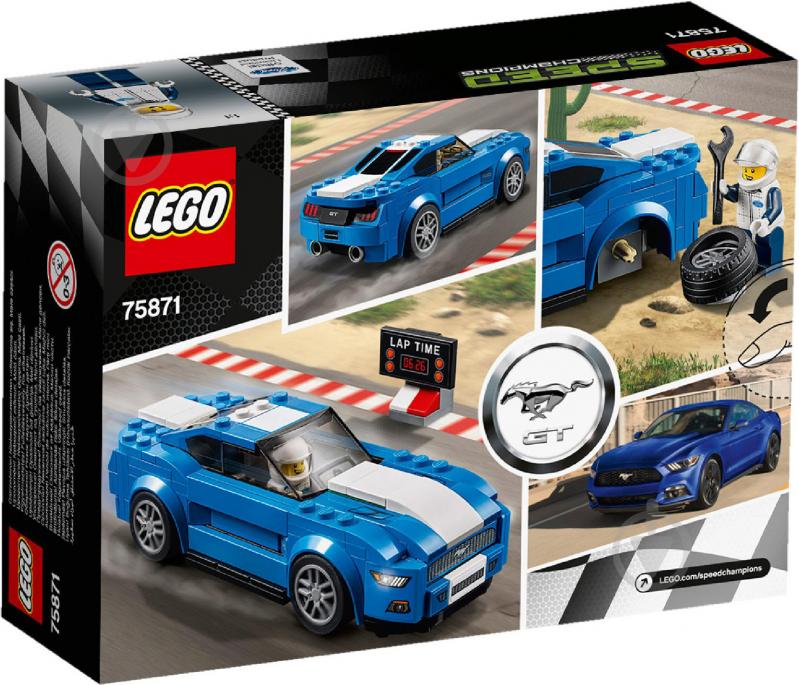 Конструктор LEGO Speed Champions Ford Mustang GT 75871 - фото 8