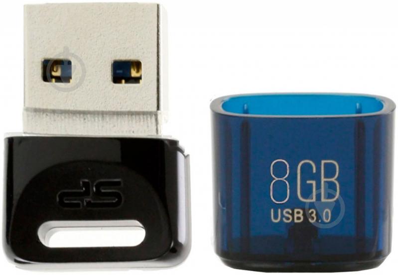 Флеш-память USB Silicon Power Jewel J06 8 ГБ USB 3.0 blue (SP008GBUF3J06V1D) - фото 3