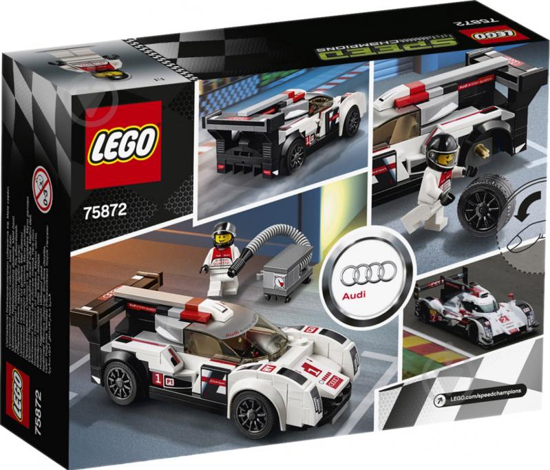 Конструктор LEGO Speed Champions Audi R18 e-tron quattro 75872 - фото 9