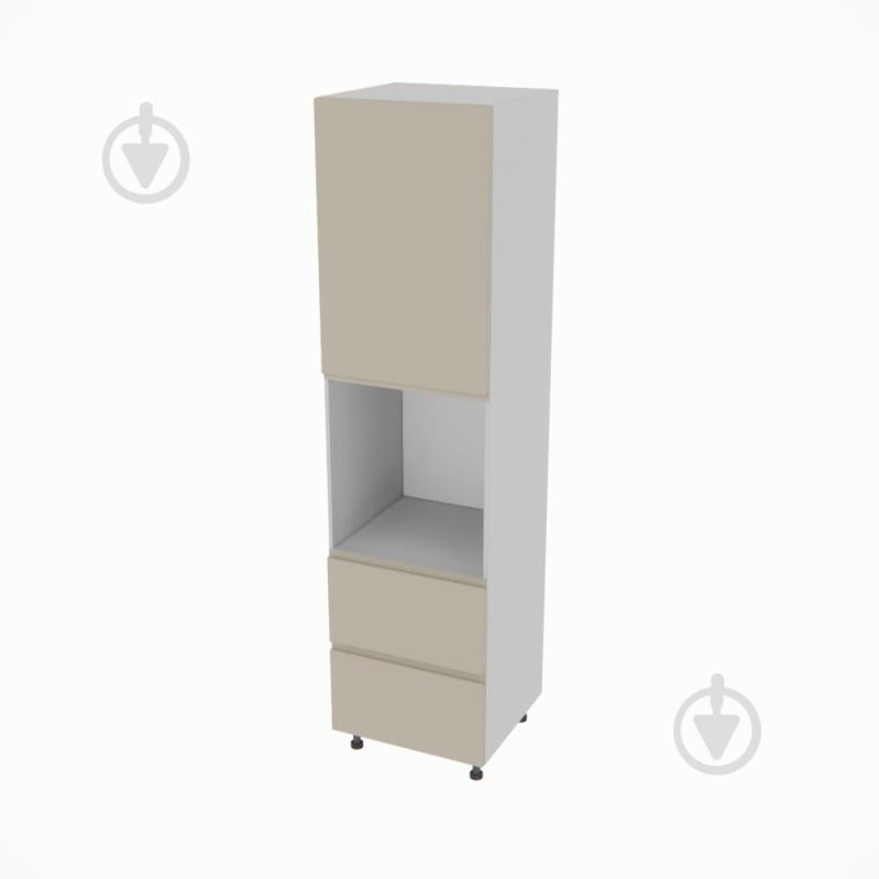 Пенал Влада ( П 60 ДШ (920) FAVORIT левая) айвори/пепельный Світ Меблів - фото 1 Пенал Влада ( П 60 ДШ (920) FAVORIT левая) айвори/пепельный Світ Меблів - фото 1