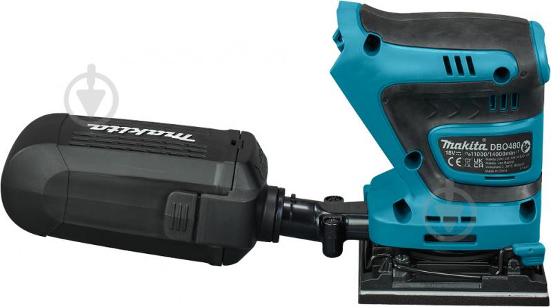 Шлифмашина эксцентриковая Makita LXT 18В 112x102 мм DBO480Z - фото 5