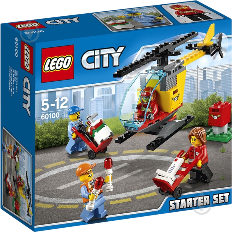 Конструктор LEGO City для початківців Аеропорт 60100 - фото 1 Конструктор LEGO City для початківців Аеропорт 60100 - фото 1