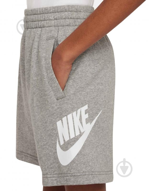 Шорты Nike K NSW CLUB FT SHORT HBR FD2997-063 р. XL серый - фото 3