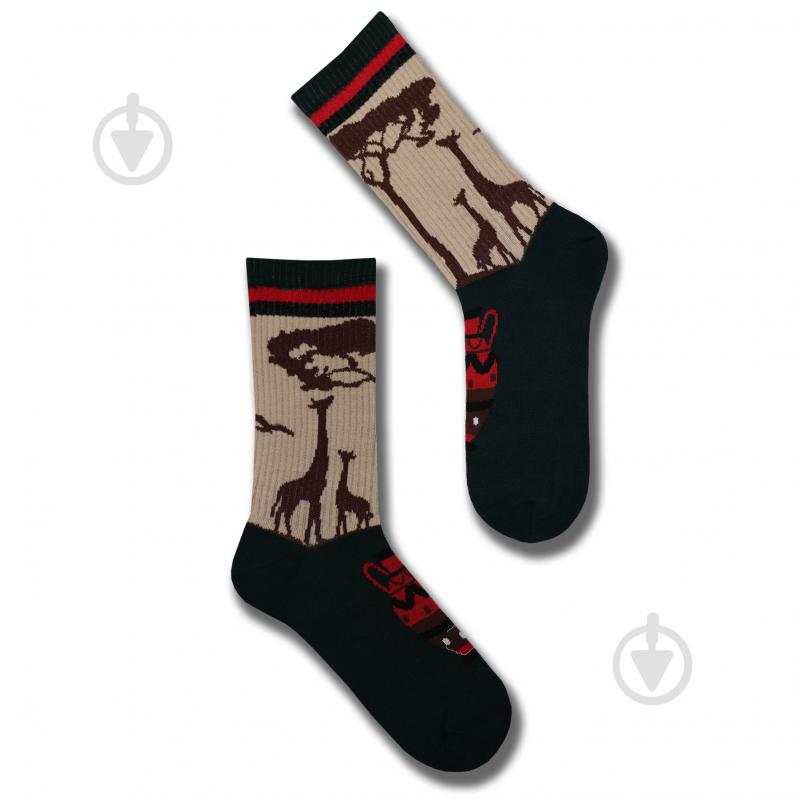 Носки мужские Premier Socks Премиум EXCLUSIVE Giraffe р.27-29 разноцветный - фото 1