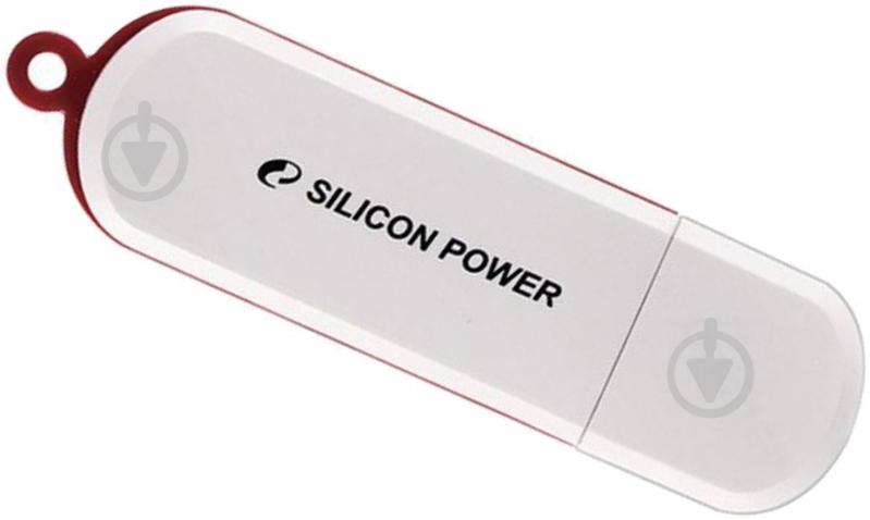 Флеш-пам'ять USB Silicon Power LUX mini 320 4 ГБ USB 2.0 white (SP004GBUF2320V1W) - фото 1