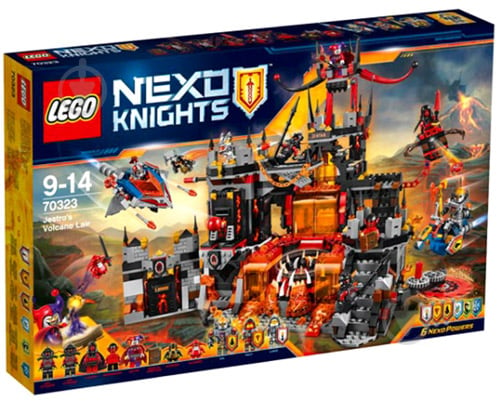 Конструктор LEGO Nexo Knights Вулканічне лігво Джестро 70323 - фото 1