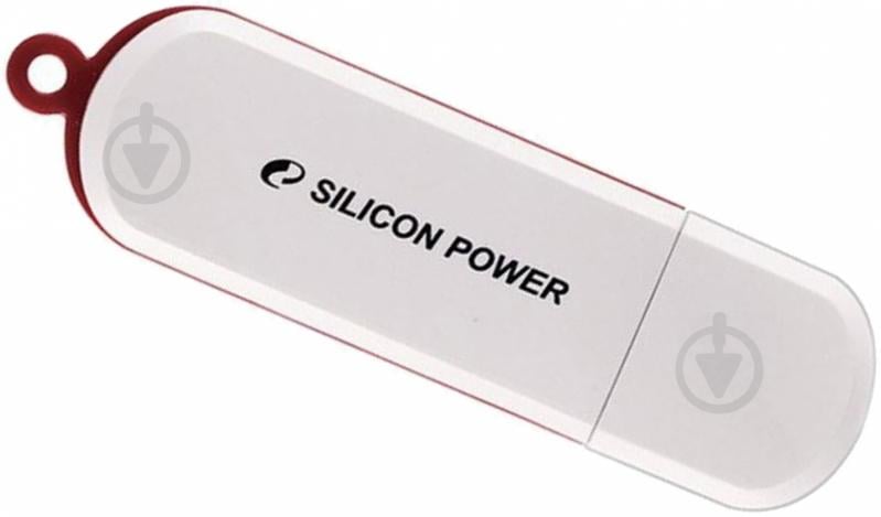 Флеш-пам'ять USB Silicon Power LUX mini 320 8 ГБ USB 2.0 white (SP008GBUF2320V1W) - фото 1