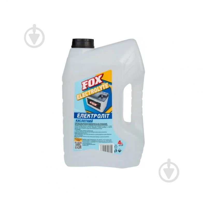 Електроліт Fox 4 л - фото 1 Електроліт Fox 4 л - фото 1