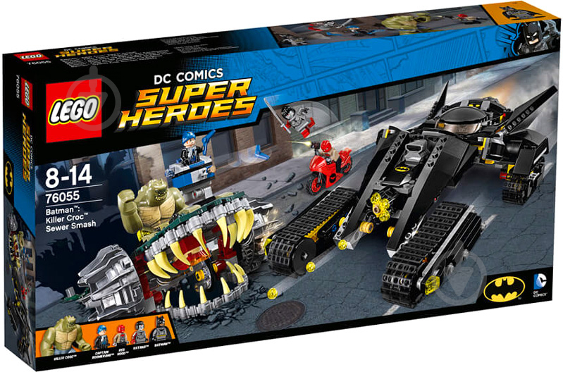 Конструктор LEGO Super Heroes Убийца Крок Схватка в канализации 76055 - фото 1