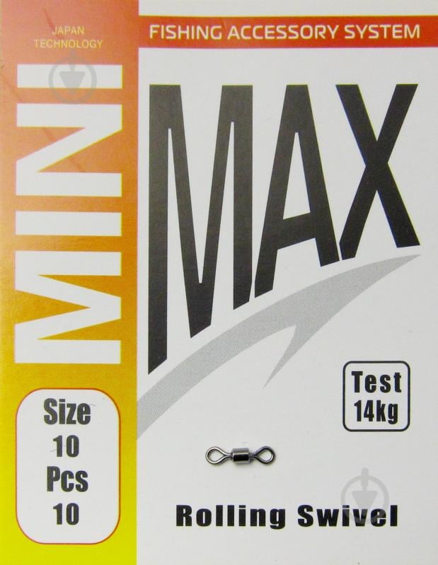 Вертлюг MiniMax Rolling Swivel 10 шт. YM-1001-10 - фото 1