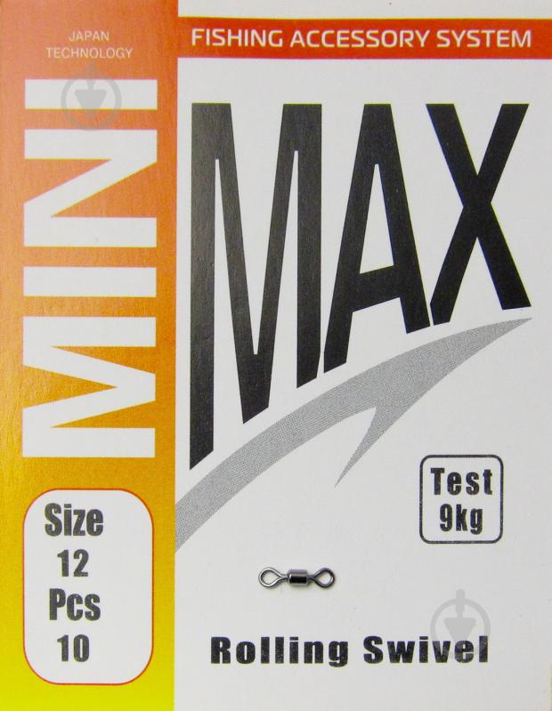 Вертлюг MiniMax Rolling Swivel 10 шт. YM-1001-12 - фото 1