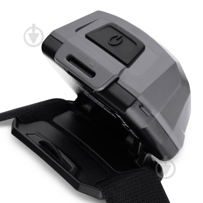 Ліхтар налобний Brevia 3 MODES + FLASH 200 Lm [019] Black 14200FAX1 - фото 6