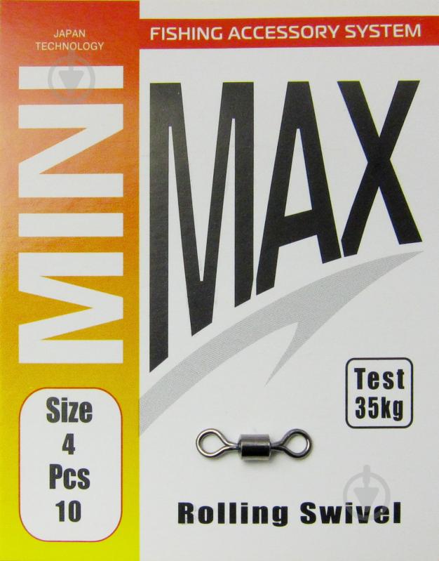 Вертлюг MiniMax Rolling Swivel 10 шт. YM-1001-4 - фото 1 Вертлюг MiniMax Rolling Swivel 10 шт. YM-1001-4 - фото 1