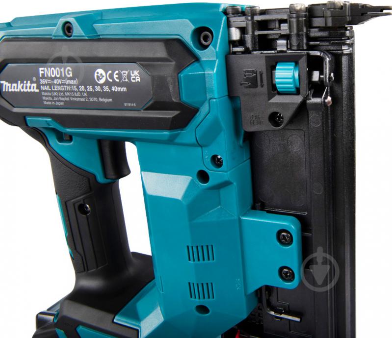 Степлер аккумуляторный Makita 40 мм XGT 40В FN001GA201 - фото 3